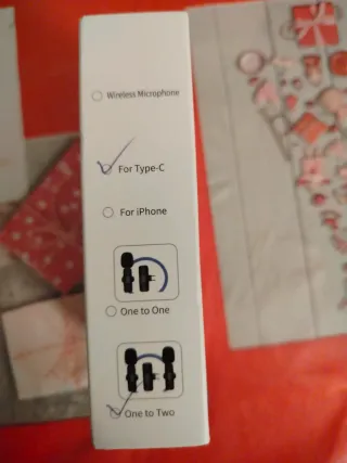 Microfono Lavalier Wireless USB-C per iPhone