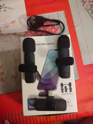 Microfono Lavalier Wireless USB-C per iPhone