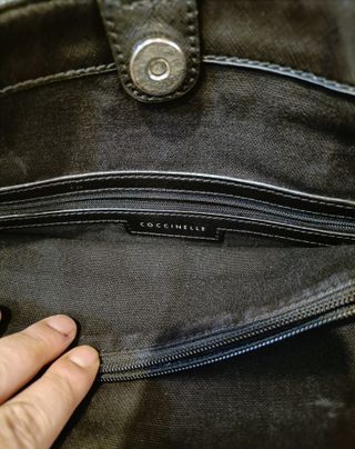 Bolso Tote Coccinelle Negro Mujer