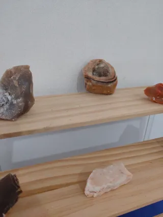 Lote minerales brutos naturales