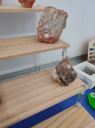 Lote minerales brutos naturales