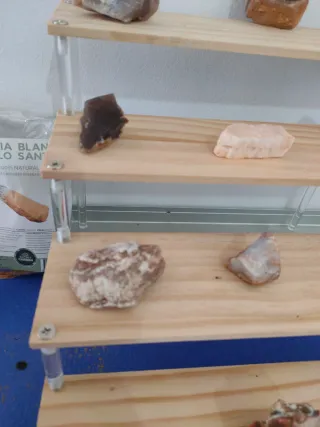 Lote minerales brutos naturales