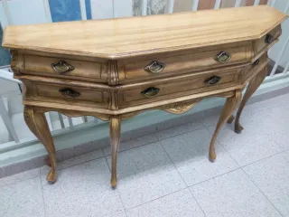 Consola Recibidor Madera 2 Cajones