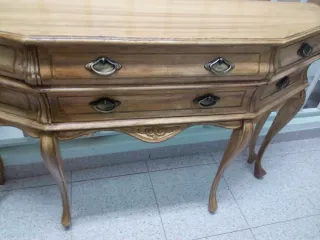 Consola Recibidor Madera 2 Cajones