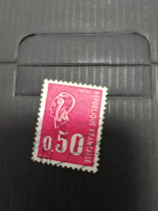 Francobollo Repubblica Francese 0.50