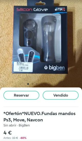 NUEVO.Cargador PS3 Triple + Fundas mandos Move PS3