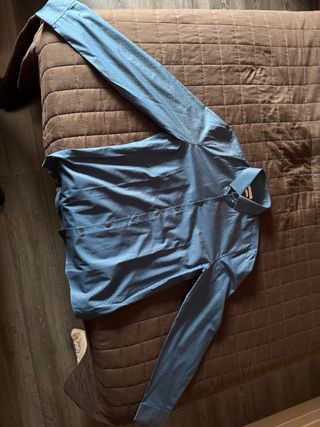 Camisa Calvin Klein Slim Fit Azul