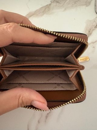 Cartera Michael Kors Marrón y Dorada