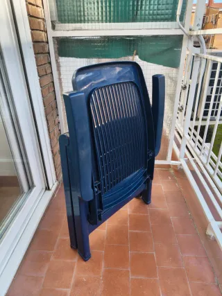 Hamaca reclinable tela y plástico