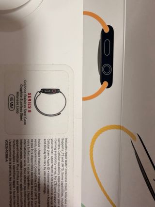 Apple Watch Zafiro Negro/Plateado Nuevo