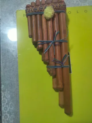 Flauta de Pan Zampoña Artesanal zampoña andina