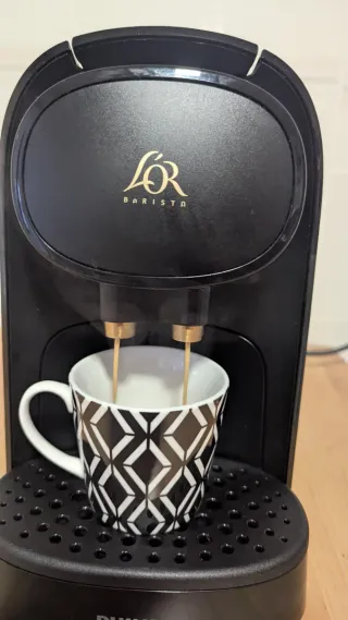 Cafetera L'or Barista Philips Negra