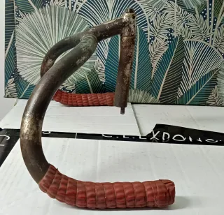 Manillar curvo bicicleta antigua de carrera