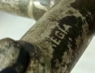 Manillar curvo bicicleta antigua de carrera