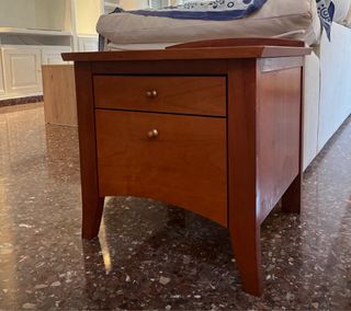 Dormitorio completo cama 150x190 en cerezo