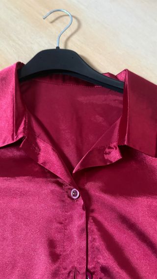 Camicetta bordeaux  manica corta nuova