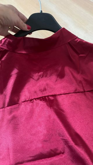 Camicetta bordeaux  manica corta nuova