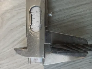 22 m cable de acero 6 mm