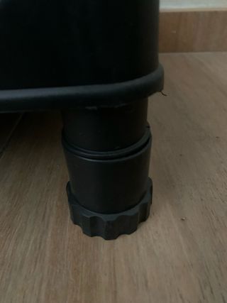 Estantería de plástico negra 5 niveles