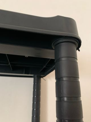 Estantería de plástico negra 5 niveles