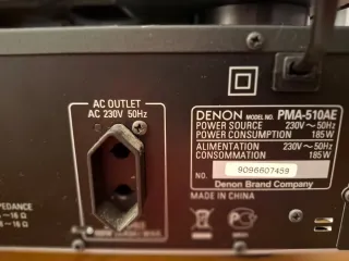 Equipo Hi-Fi Denon CD, Amplificador y Sintonizador