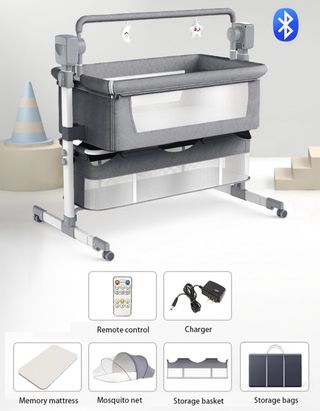 Cuna colecho mecedora eléctrica