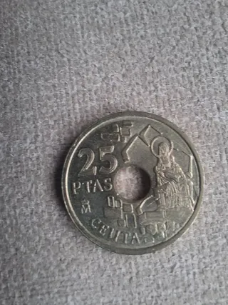 Error 25 PTAS 1998 borde ancho y rayado