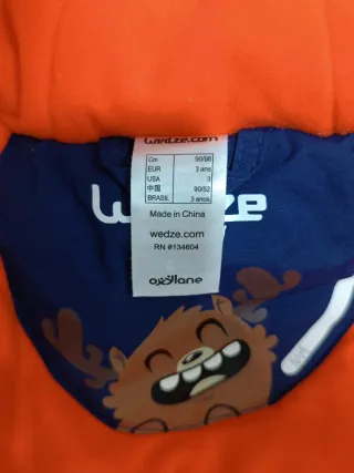 Mono de esquí azul 3 años