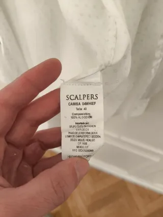 Camisa Scalpers Blanca Talla M