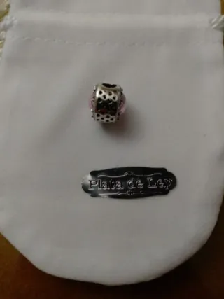 Colgante Pandora Plata y Rosa