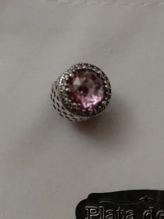 Colgante Pandora Plata y Rosa