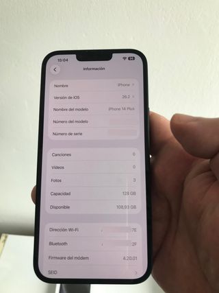 iPhone 14 Plus 128 GB.