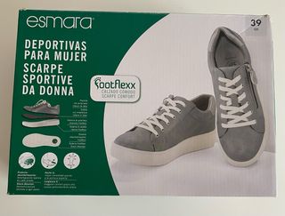 Zapatos Esmara Mujer Talla 39 Gris