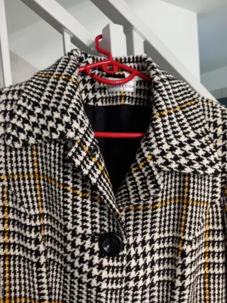 Cappotto donna fantasia pied de poule tg 44