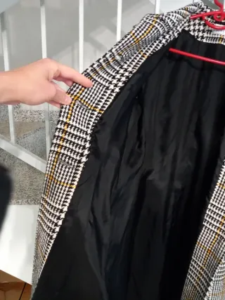 Cappotto donna fantasia pied de poule tg 44