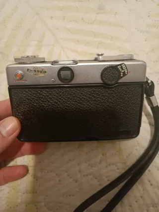 Cámara Fujica Compact S Plata/Negra