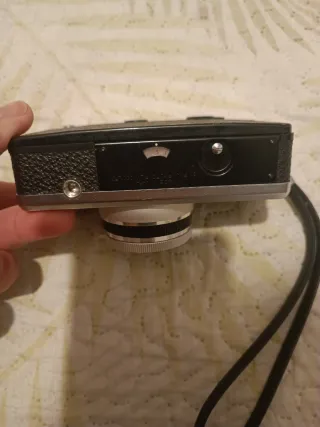 Cámara Fujica Compact S Plata/Negra