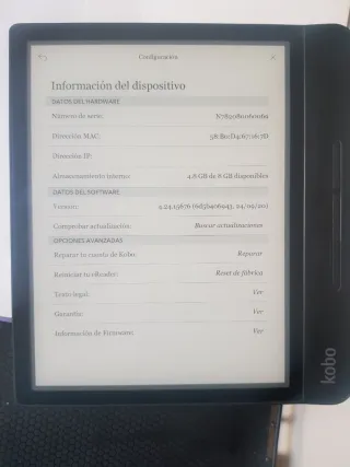 Kobo Forma Lector Ebook