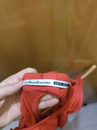 Vestido Coral Stradivarius Talla M