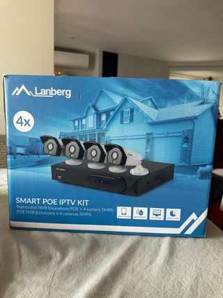 Kit Videovigilancia Lanberg 4 Cámaras 8 Canales