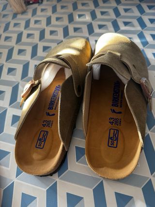 Zuecos Birkenstock Marrones Talla 43 (equiv. 41)