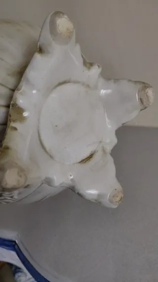 Vaso ceramica fiori anni 70