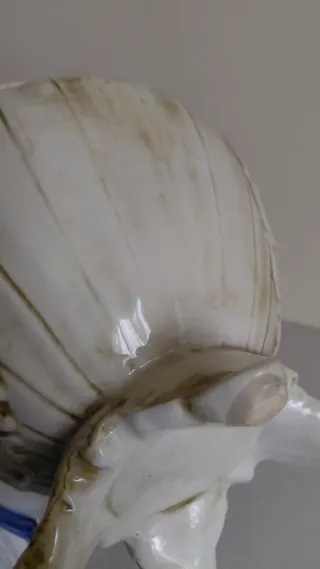 Vaso ceramica fiori anni 70