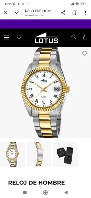 Reloj Lotus 15197