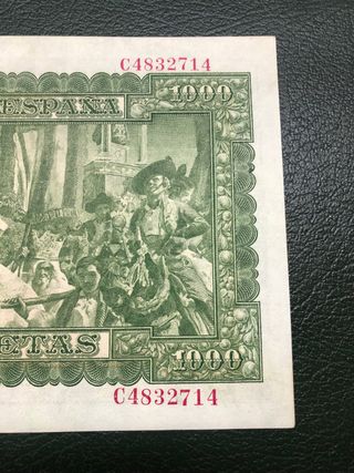 Billete 1000 pesetas 1951 El Banco de España