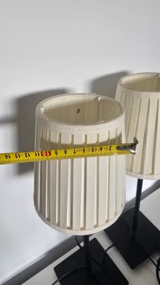 2 Lámparas Mesilla Noche IKEA