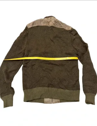 Chaqueta Vintage Beige y Marrón Talla M