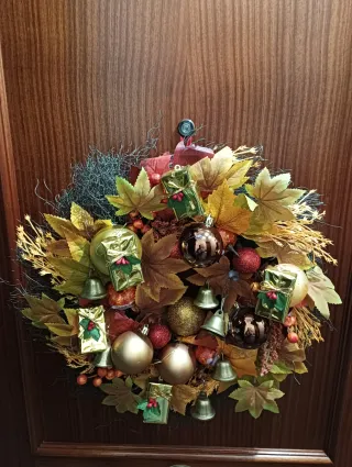 Corona de Navidad Decorada