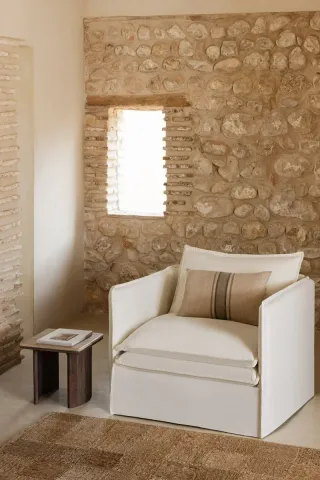 2 Sillones Sklum Tela Gris Modelo Grace.Nuevos.