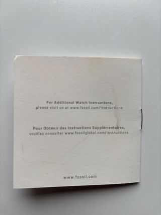 Reloj Fossil Marrón y Plateado